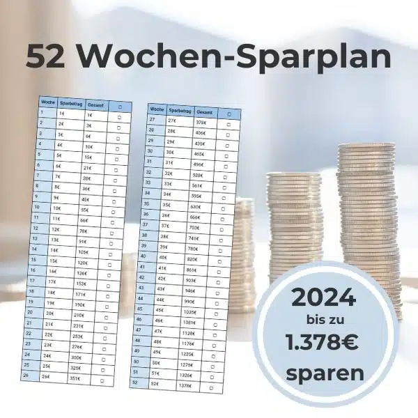 Wochen Spar Challenge Im Jahr Bis Zu Sparen