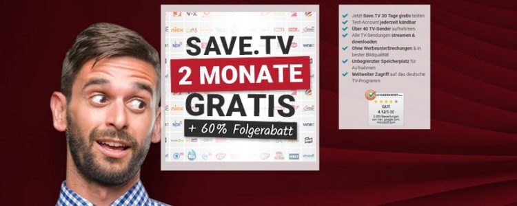 Save.TV 2 Monate gratis