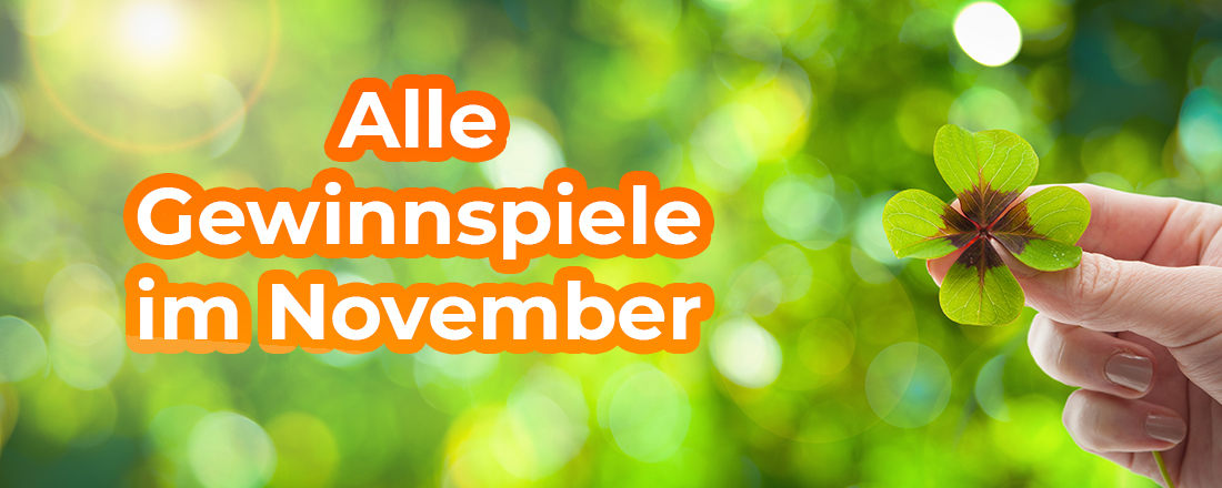 Gewinnspiele im November