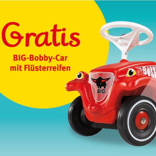 Pampers bei Rossmann kaufen & gratis Bobby-Car erhalten