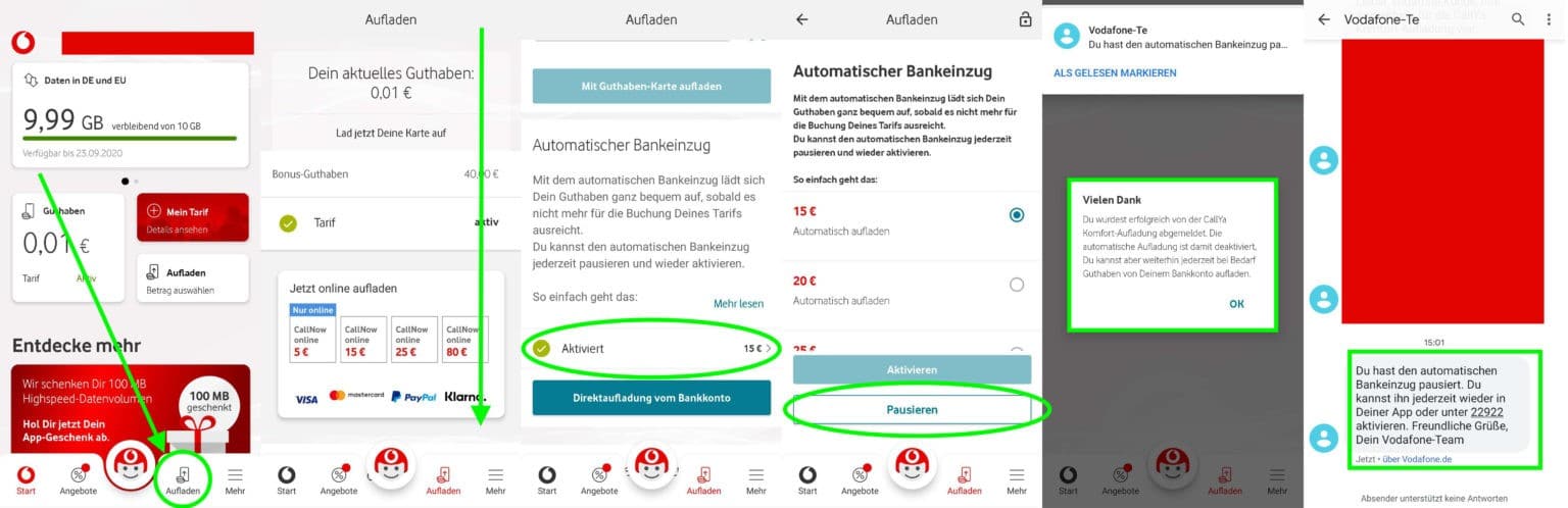 30€ Guthaben GB kostenlos geschenkt: LTE Vodafone 6