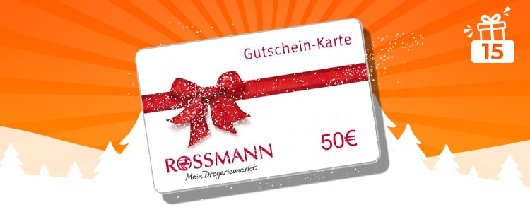 50 Rossmann Gutschein Beim Kostenlos De Adventskalender Gewinnen