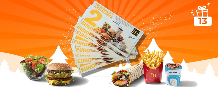 40 Mcdonald S Gutscheine Beim Kostenlos De Adventskalender Gewinnen