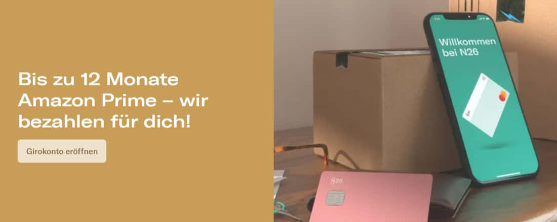 N26 bezahlt Amazon Prime