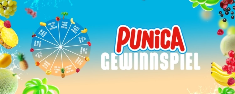 Punica Gewinnspiel Glücksrad