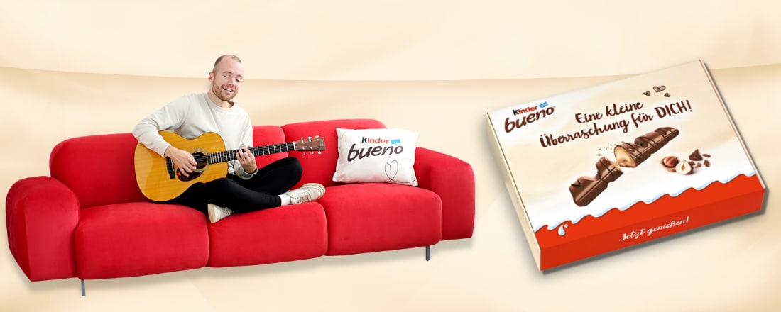 kinder Bueno Grußbox gewinnen