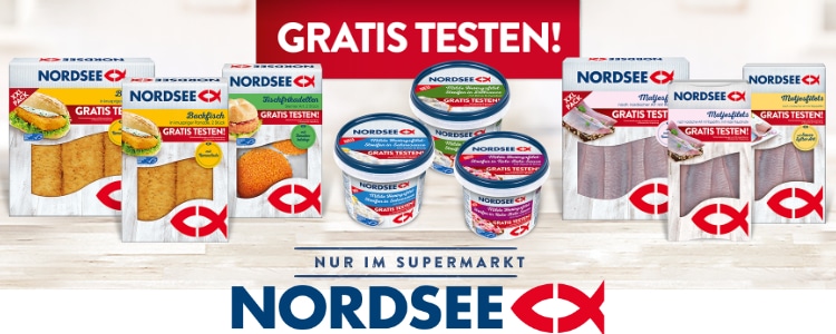 Nordsee-Produkte gratis testen