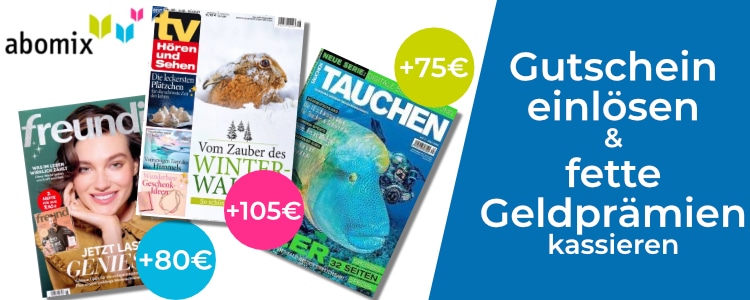 Abomix Zeitschriften mit Prämien