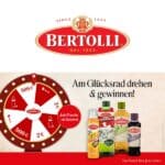 Bertolli Gewinnspiel: Jede Flasche gewinnt; Glücksrad