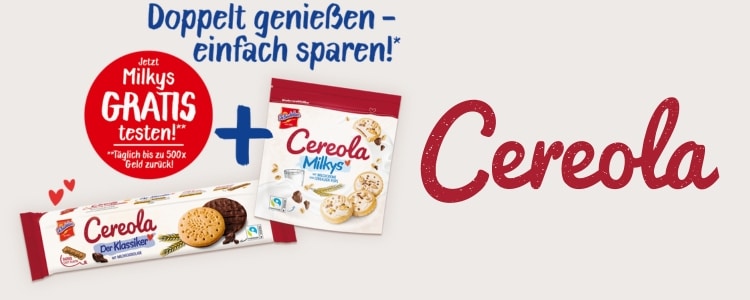 DeBeukelaer Cereola Milkys gratis testen