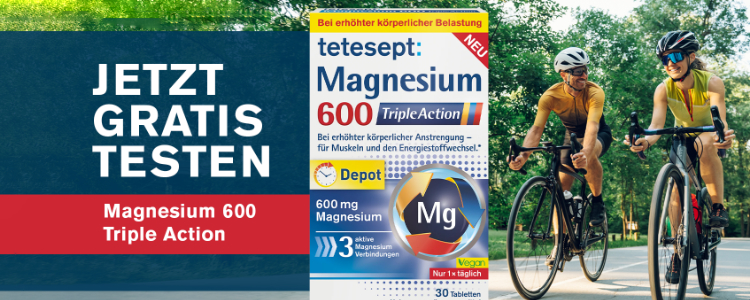 tetesept Magnesium gratis testen