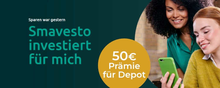 smavesto Depot eröffnen & 50€ Prämie kassieren