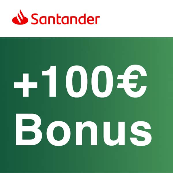 100€ Bonus für kostenloses Santander BestGiroGirokonto