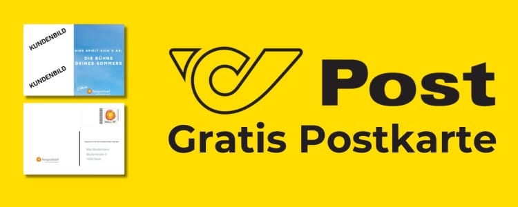 Gratis Postkarte mit österreichischer Post versenden