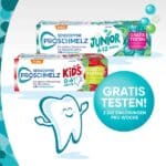 Sensodyne ProSchmelz Kids oder Junior gratis testen