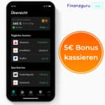 5€ Bonus für Finanzguru-App