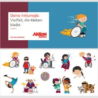 Aktion Mensch Stickerkarte