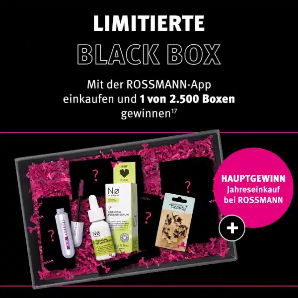 Rossmann App-Gewinnspiel: Chance Auf Black Box Sichern