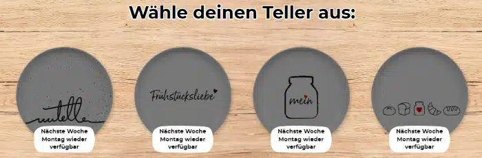 Gratis Teller von nutella