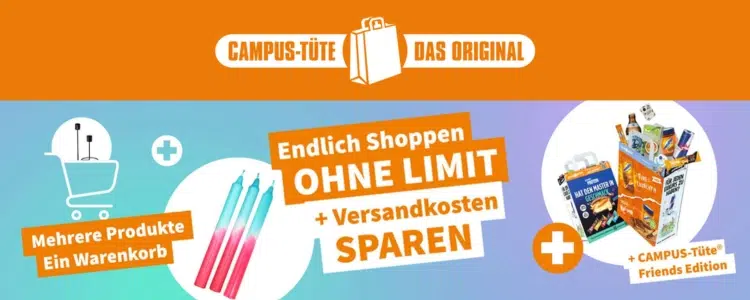 Campus-Tüte kostenlos März 2025