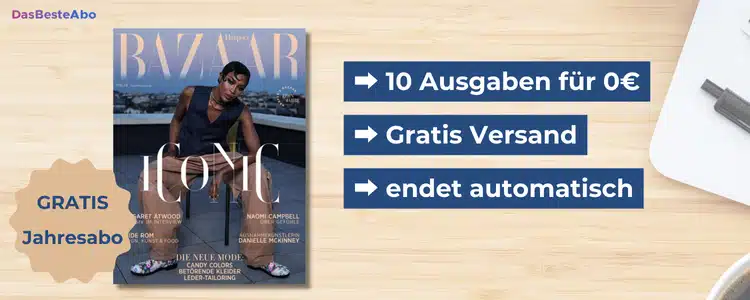 Harper's Bazaar gratis Jahresabo