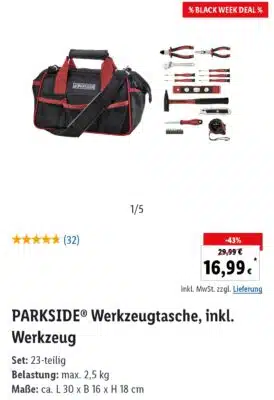 PARKSIDE Werkzeugtasche