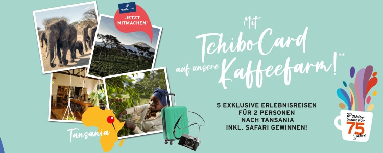 Tchibo-Gewinnspiel; Reise nach Tansania gewinnen