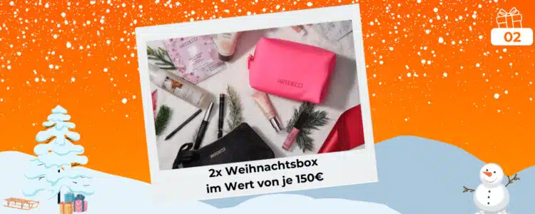 Weihnachtsbox von ARTDECO; winterlandschaft