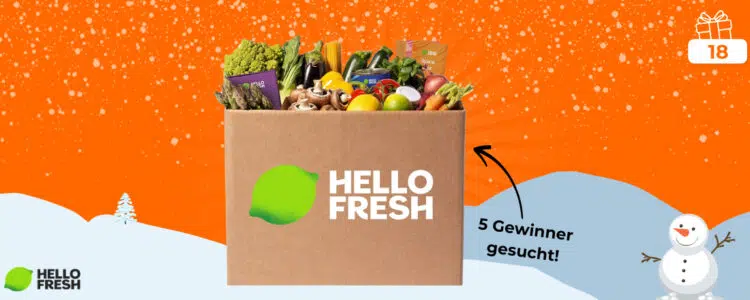 HelloFresh Kochboxen zu gewinnen