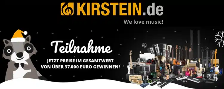 Kirstein Gewinnspiel Weihnachten 103 Preise Gesamtwert von 37.000€ Musikinstrumente, Technik Zubehör