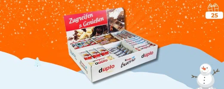 Ferrero-Box an Tag 25 gewinnen