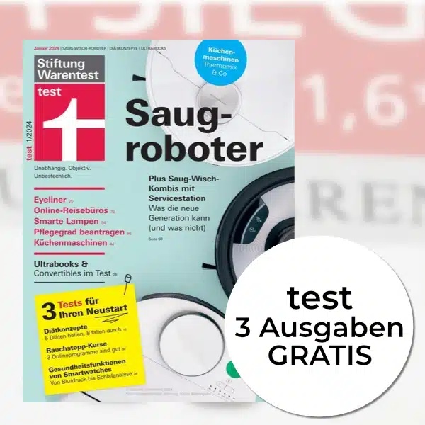 Stiftung Warentest Probeabo: 3 Ausgaben Test Gratis Lesen