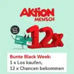 Aktion Mensch Gratislos sichern Bunte Black Week