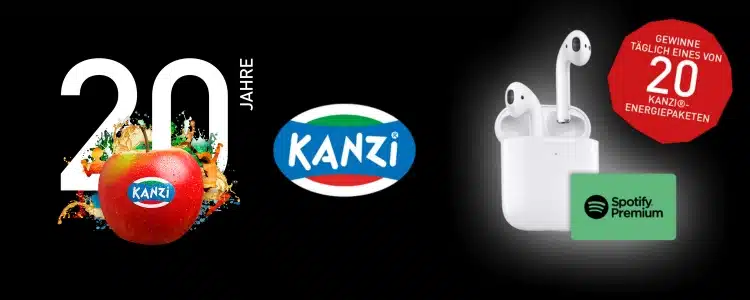 KANZI-Gewinnspiel; Energiepaket gewinnen