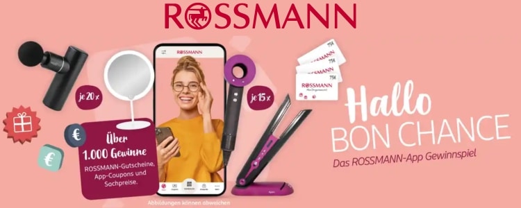 Bon Chance-Gewinnspiel bei Rossmann Sommer 2024