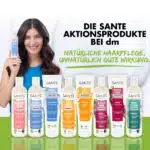 Sante Shampoo gratis testen; nur bei dm