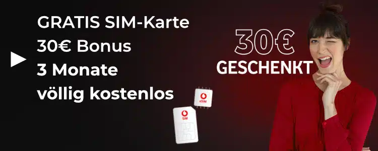 Callya-Tarif von Vodafone geschenkt