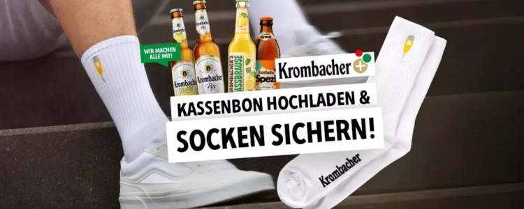 Krombacher gratis Socken