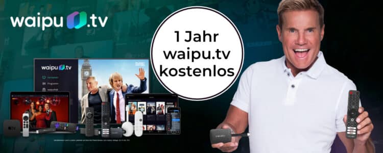 1 Jahr waipu.tv kostenlos beim Kauf eines waipu.tv Sticks