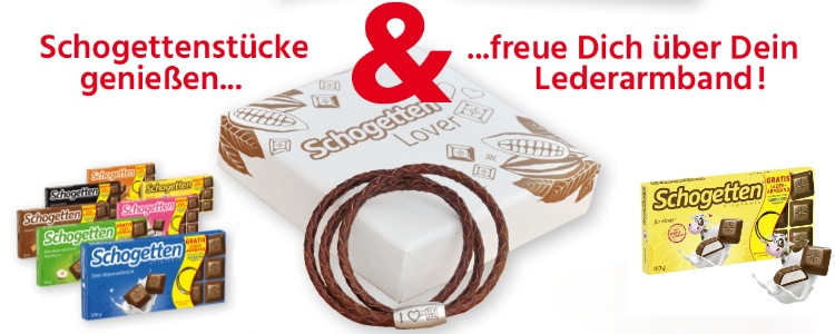 Schogetten Armband geschenkt