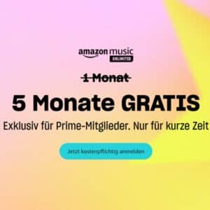 Amazon Music Unlimited 3 Monate testen