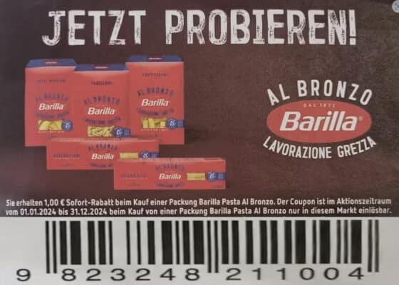 Barilla Pasta-Coupon