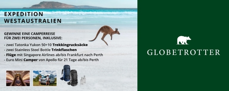 Globetrotter Gewinnspiel; Westaustralien