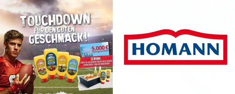 Homann Gewinnspiel Football