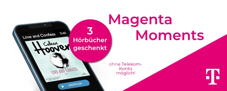 Telekom Magenta Moments; Thalia gratis Hörbuch-Abo