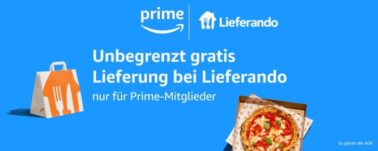 Amazon Prime Gratis Lieferando-Lieferungen