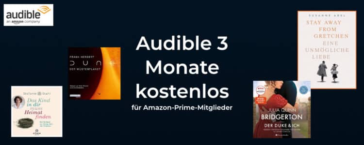 Audible 3 Monate gratis testen