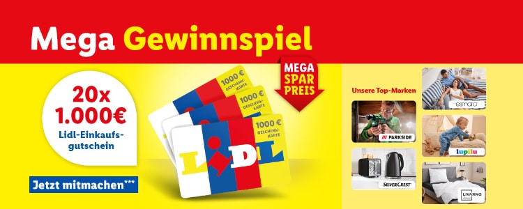 Lidl-Gewinnspiel aktuell