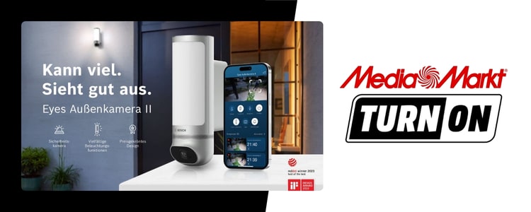 MediaMarkt-Gewinnspiel: Bosch Smart Home Eyes Außenkamera II