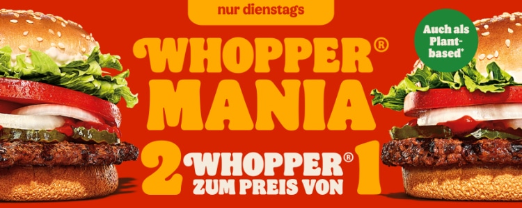 Whopper®Mania von Burger King